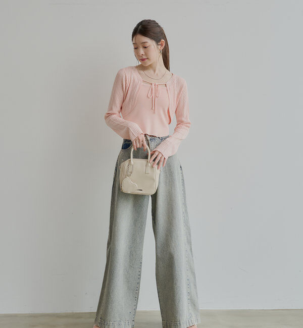  「アイレットチビボレロ+ベアセット」|カーディガン|