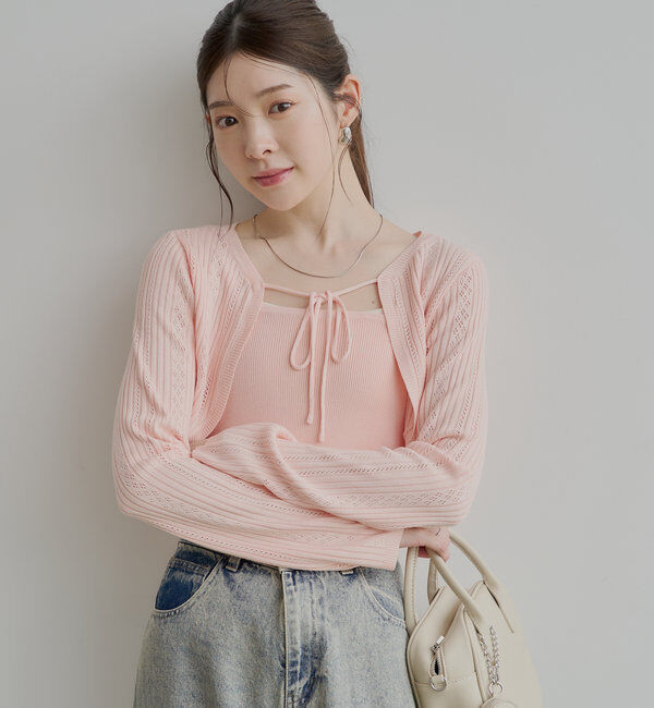  「アイレットチビボレロ+ベアセット」|カーディガン|