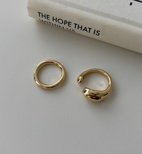  「〈GOLDY/ゴールディ〉2SETぷっくりリング」|リング|