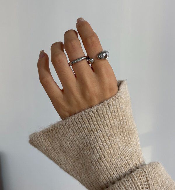  「〈GOLDY/ゴールディ〉2SETぷっくりリング」|リング|