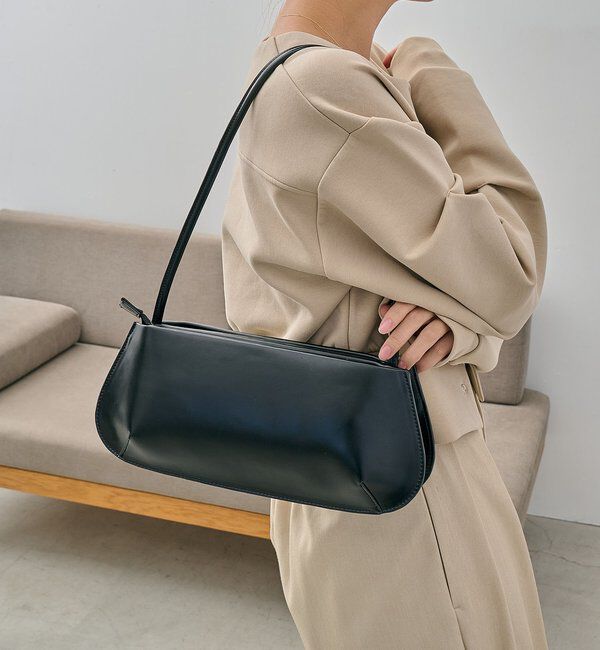  「2ルームミニマルワイドバッグ」|トートバッグ|ブラック