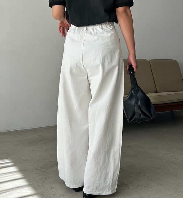  「【低身長サイズあり】サイドタックパンツ」|チノ|