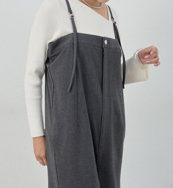  「【4色展開】アシンメトリーリブニット」|ニット・セーター|