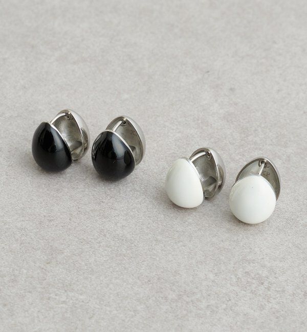  「ドロップモノトーンピアス」|ピアス|