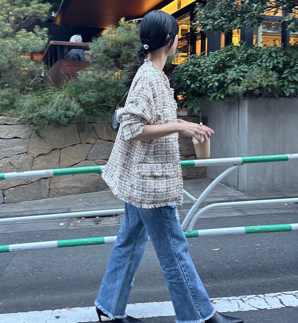  「【インフルエンサー＠akane_nagataコラボ】ツイードジャケット」|その他|