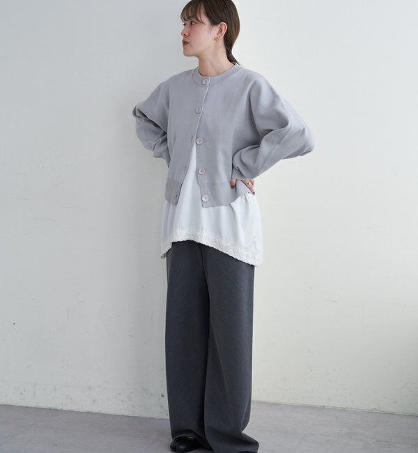  「ソフトニットカーディガン」|カーディガン|