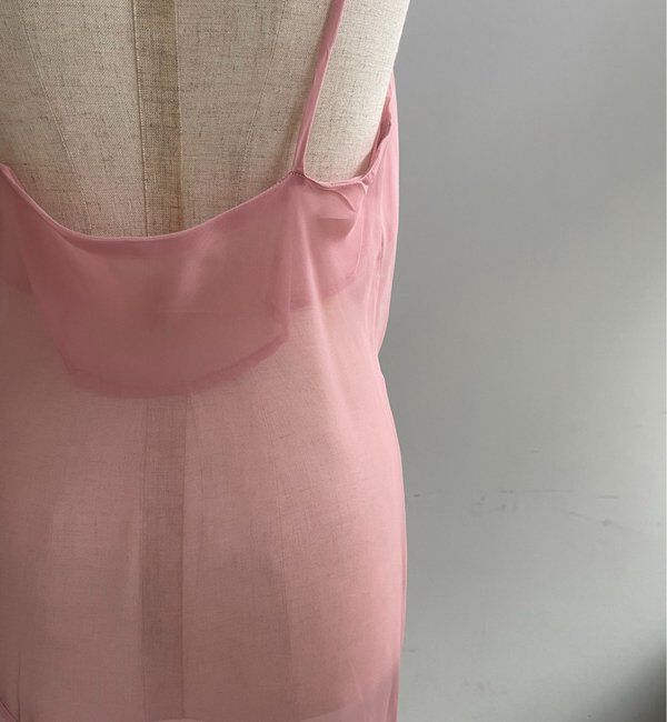  「オーガンジーキャミワンピース」|ワンピース|