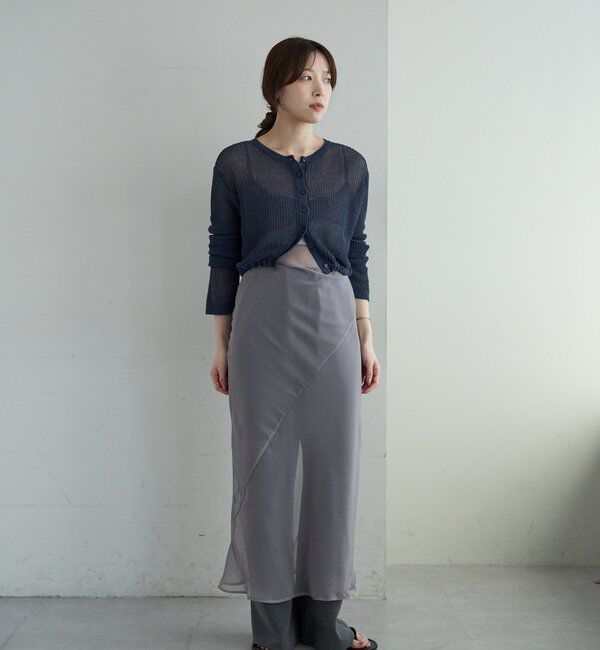  「オーガンジーキャミワンピース」|ワンピース|