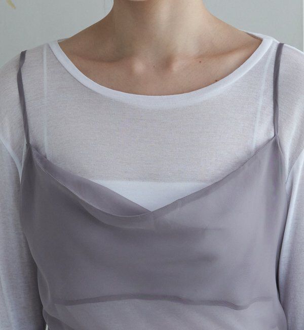  「オーガンジーキャミワンピース」|ワンピース|