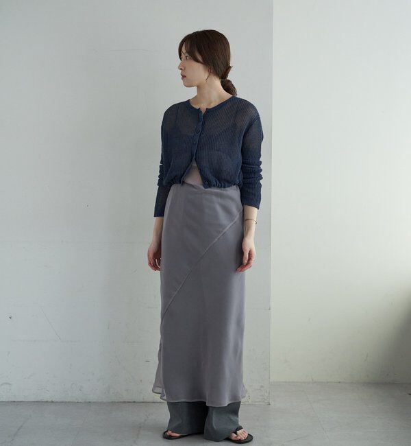  「オーガンジーキャミワンピース」|ワンピース|