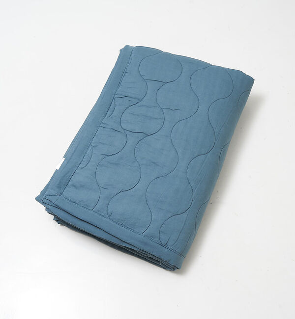 collex「ブロックプリントキルトケット ストライプ 140&times;200cm」|ブランケット|