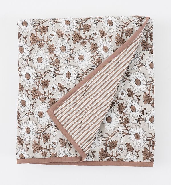 collex「【26SS新色】フラワープリントキルトケット 140&times;200」|その他|