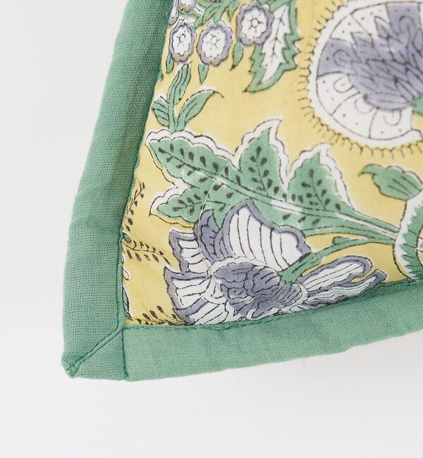 collex「【26SS新色】ブロックプリント キルトクッションカバー 45&times;45」|その他|