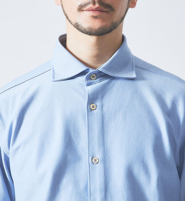 ABAHOUSE「【FLEX SHIRTS】36ゲージ コットン モクロディ シャツ」|シャツ・ブラウス|