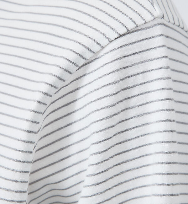 ABAHOUSE「【ノンストレス】定番 / COTTON LYCRA 圧着 クルーネック 長袖 T」|Tシャツ・カットソー|