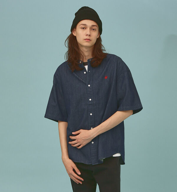 ABAHOUSE「【BEVERLY HILLS POLO CLUB / ビバリーヒルズポロクラブ】」|シャツ・ブラウス|ダークネイビー