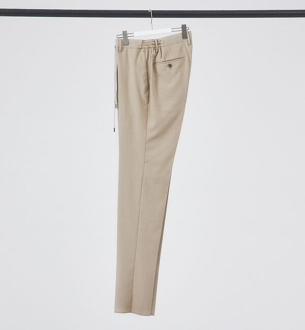 ABAHOUSE「【セットアップ対応】クイックドライ シアサッカー ストライプ スラックス」|スラックス|