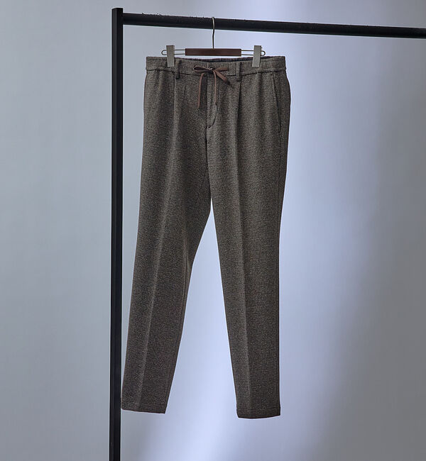 ABAHOUSE「【セットアップ対応/FLEX PANTS】ムリネ ジャージ ツイル スラックス」|スラックス|ブラウン