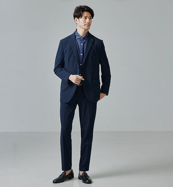 ABAHOUSE「【セットアップ対応/FLEX PANTS】マルチストレッチ イージースラックス」|スラックス|