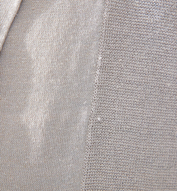 ABAHOUSE「リネンプレーティング ニットジャケット / サマージャケット」|その他|