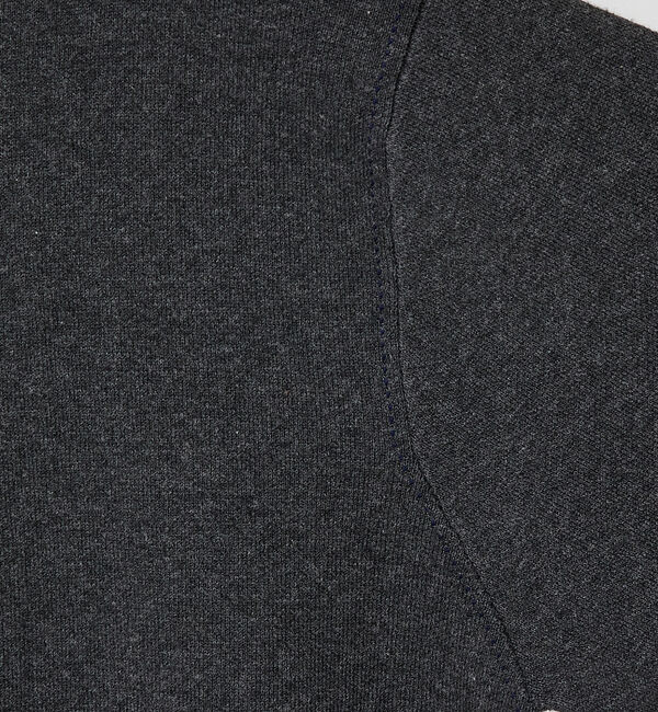 ABAHOUSE「【ニットスウェット】ハイショクステッチ ニットブルゾン/ クルーカーディガン」|ニット・セーター|