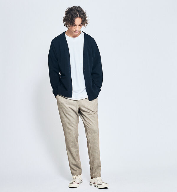 ABAHOUSE「【360&deg;ストレッチ】ノータック リバーポンチ イージーパンツ / スリムテーパ」|その他|