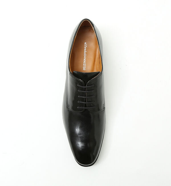alfredoBANNISTER「セミスクエアトゥ 外羽根 プレーントゥシューズ」|ビジネス・ドレスシューズ|