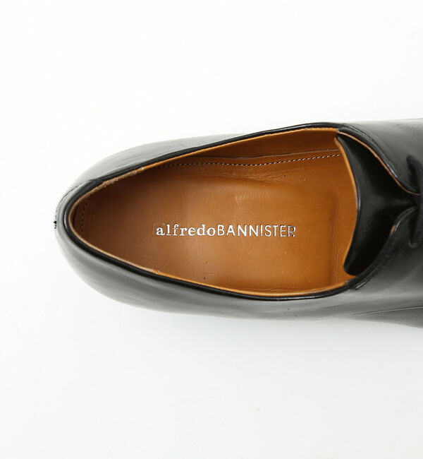 alfredoBANNISTER「セミスクエアトゥ 外羽根 プレーントゥシューズ」|ビジネス・ドレスシューズ|