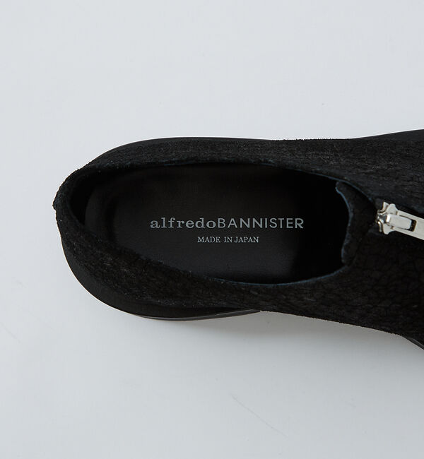 alfredoBANNISTER「センター ジップ パターン レザーシューズ」|その他|