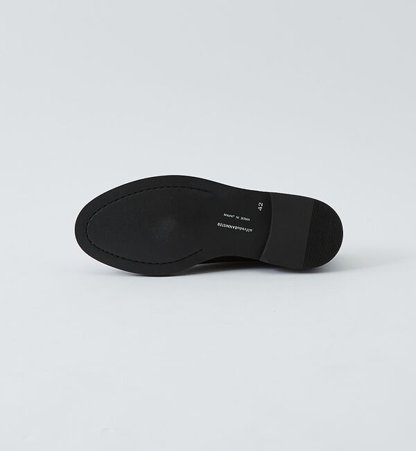 alfredoBANNISTER「センター ジップ パターン レザーシューズ」|その他|