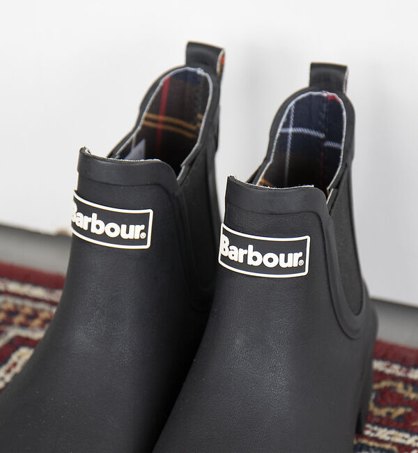 Rouge vif「【Barbour/バブアー】レインブーツショート/レインブーツ/シーズンレス/梅」|レインシューズ|