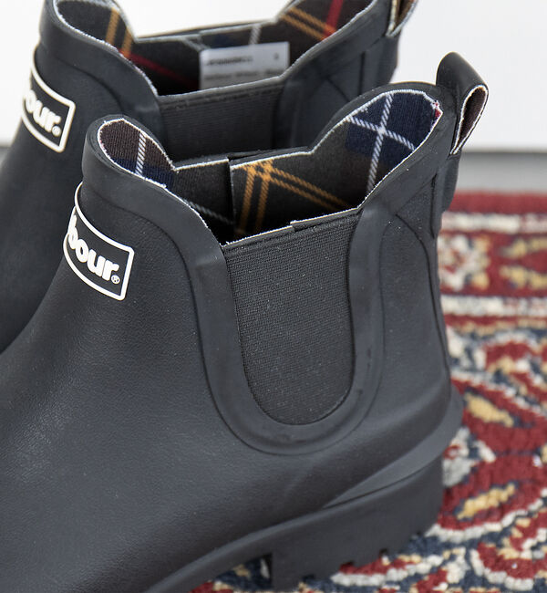 Rouge vif「【Barbour/バブアー】レインブーツショート/レインブーツ/シーズンレス/梅」|レインシューズ|