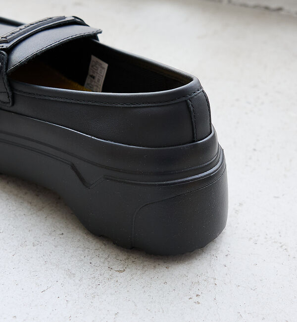 Rouge vif「【HUNTER/ハンター】リファインド エクスプローラー フラットフォーム ロー」|ローファー|