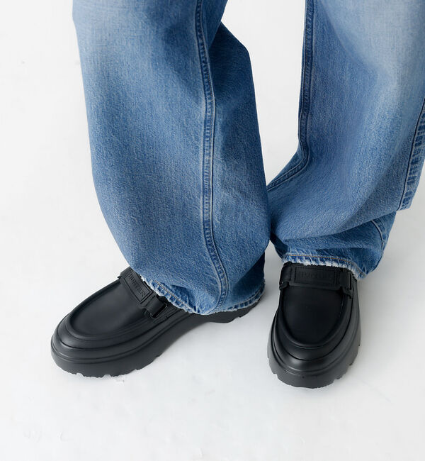 Rouge vif「【HUNTER/ハンター】リファインド エクスプローラー フラットフォーム ロー」|ローファー|