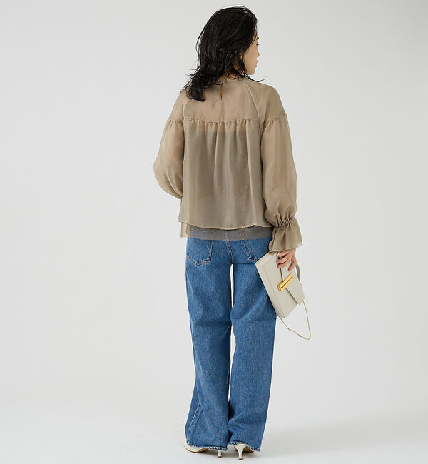 Rouge vif「【NEEDBY heritage/ニードバイヘリテージ】ワイドストレートデニム」|デニム|