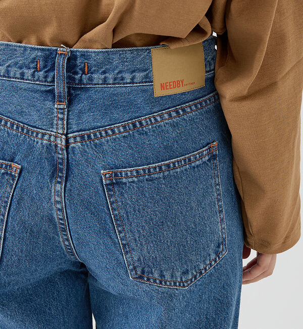 Rouge vif「【NEEDBY heritage/ニードバイヘリテージ】ワイドストレートデニム」|デニム|