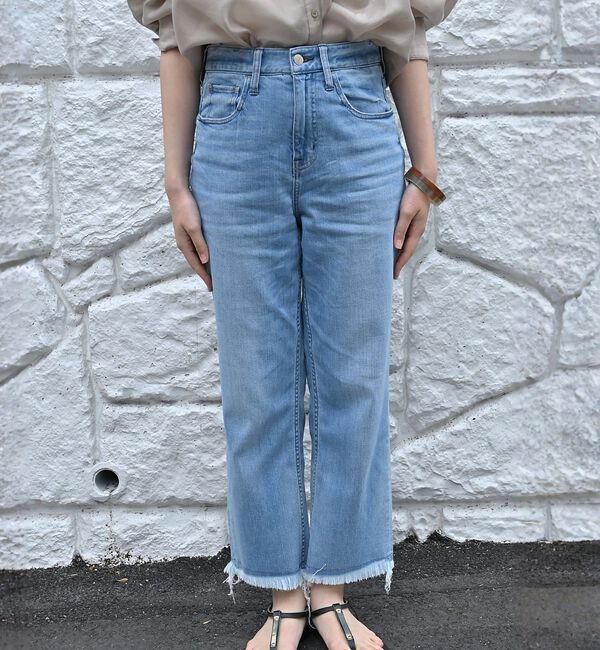 qualite「【healthy denim】Nachos フレアデニムパンツ」|デニム|