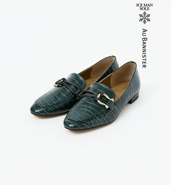 AU BANNISTER「ホースビットローファー」|ローファー|グリーン