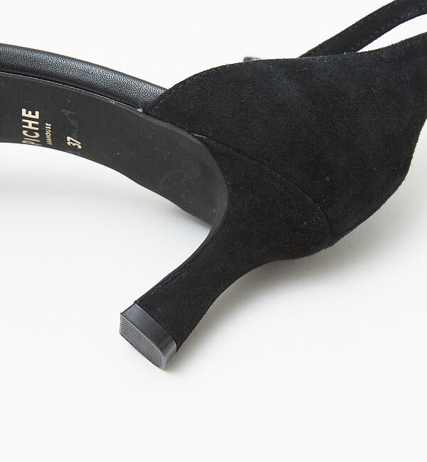 AU BANNISTER「アンクルストラップ スクエアトゥサンダル」|サンダル|