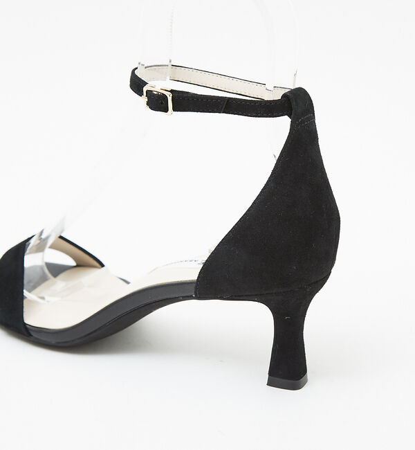 AU BANNISTER「アンクルストラップ スクエアトゥサンダル」|サンダル|