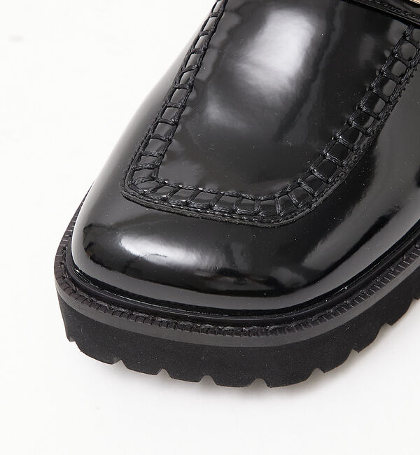 AU BANNISTER「浦浜アリサ&times;Au BANNISTERコラボ オブリークトゥローファー」|ローファー|