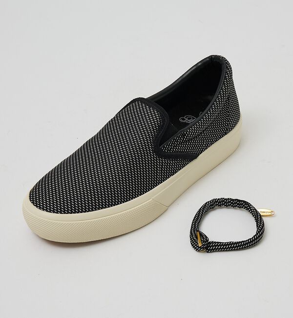 AU BANNISTER「【シルクネクタイ生地使用】スリッポンスニーカー」|スニーカー|