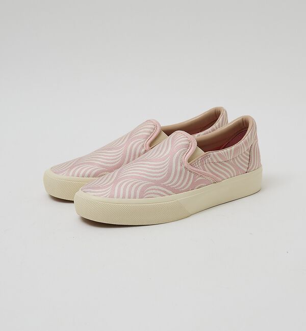 AU BANNISTER「【シルクネクタイ生地使用】スリッポンスニーカー」|スニーカー|