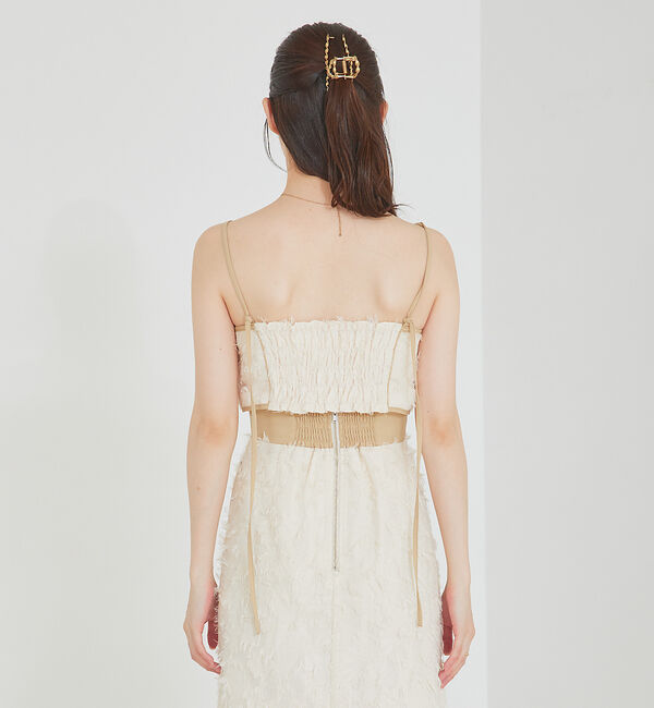 SELFIST「パイピングジャガードビスチェ」|シャツ・ブラウス|