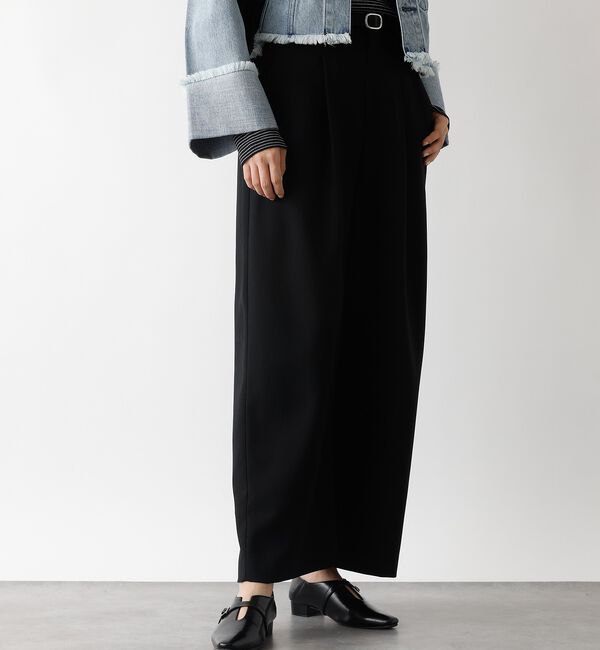 abahouse mavie「【後ろウエストゴム】ダブルクロスカーブパンツ」|その他|