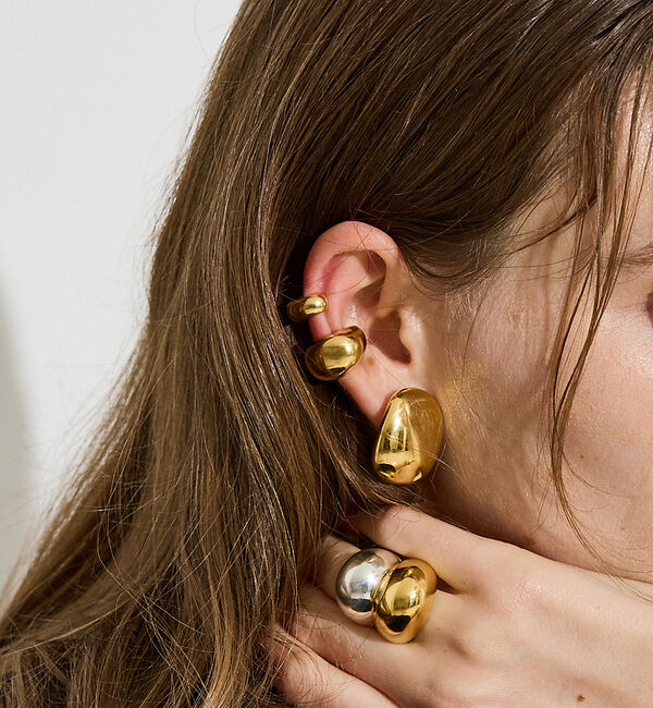 The Store by C' 「【CALLMOON】VENUS Ear Cuff Gold／イヤカフ(シングル)」|イヤリング|