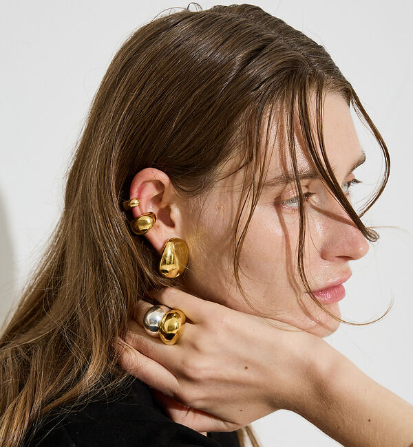 The Store by C' 「【CALLMOON】VENUS Ear Cuff Gold／イヤカフ(シングル)」|イヤリング|