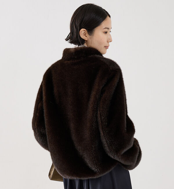 The Store by C' 「【COCUCA】フェイクファーブルゾン」|ブルゾン・スタジャン|