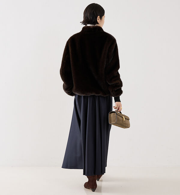 The Store by C' 「【COCUCA】フェイクファーブルゾン」|ブルゾン・スタジャン|