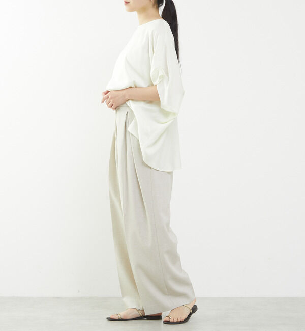 Liesse「ワイドシルエットブラウス」|シャツ・ブラウス|